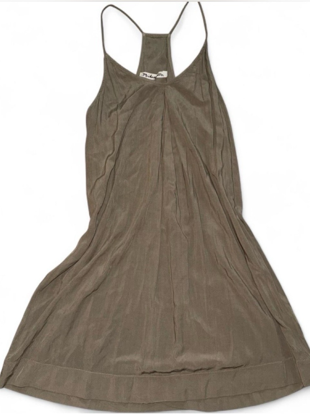 Michael Stars Olive Racerback Slip Dress